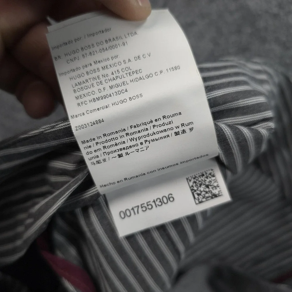 Hugo Boss Pants Mens 38x33 Gray Cagan 100% Virgin‎ Wool Dress Slacks Business